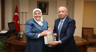 MİLLETVEKİLİ HABİBE ÖÇAL’DAN, REKTÖR BAKAN’A “HAYIRLI OLSUN” ZİYARETİ