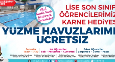 Üniversite sınavına hazırlanan öğrencilere Onikişubat Belediyesi’nden moral hediyesi