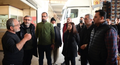 Başkan Güngör’den Hal Esnafına Ziyaret