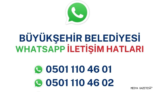 Büyükşehir WhatsApp İletişim Hattını Hizmete Aldı