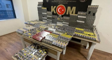 -Kahramanmaraş’a yük getiren tırlarda kaçak sigara bulundu