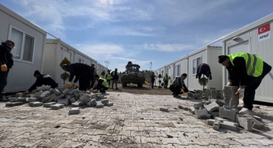 Karacasu Konteyner Kent Hizmete Alınıyor