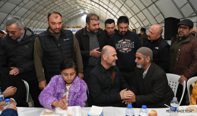 Başkan Güngör ve Bakan Soylu, Vatandaşlarla İftar Yaptı