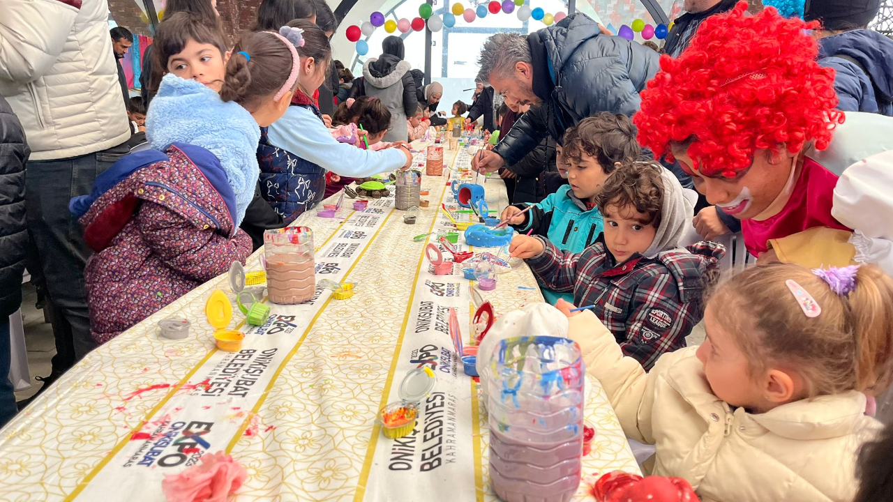 Çadır kentlerde kalan çocuklar EXPO 2023 alanında unutulmaz bir gün yaşadı