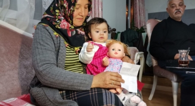 Cumhurbaşkanının hediye ettiği bebeği deprem bölgesine gönderdi