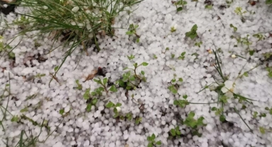 Önce deprem sonra dolu vurdu