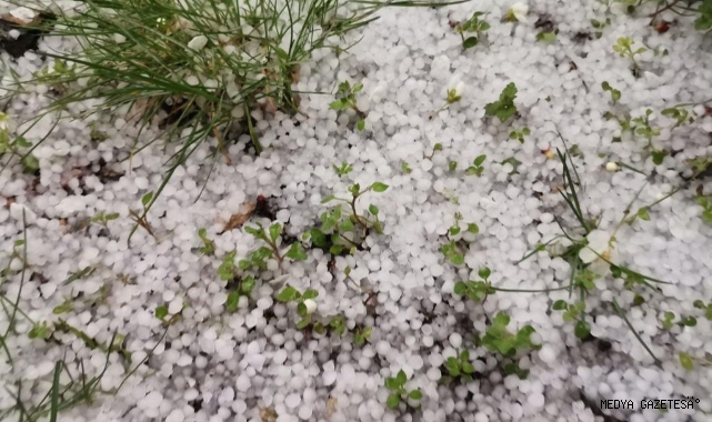 Önce deprem sonra dolu vurdu