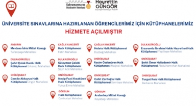 Sınavlara Hazırlanan Öğrenciler İçin Kütüphaneler Hizmet Vermeye Başladı