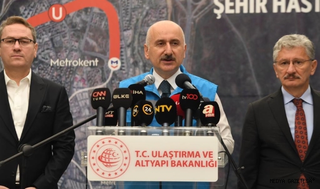 ULAŞTIRMA VE ALTYAPI BAKANI KARAİSMAİLOĞLU: -BAŞAKŞEHİR-KAYAŞEHİR METRO HATTI’NIN AÇILIŞINA SAYILI GÜNLER KALDI