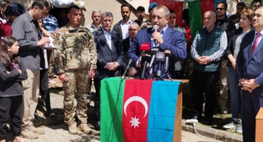 Azerbaycan heyeti depremin merkez üssü Kahramanmaraş’ta