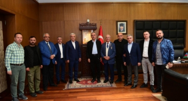 Azerbaycan Heyeti’nden Başkan Güngör’e Ziyaret