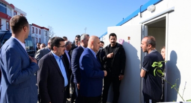 Başkan Güngör’den Geçici Barınma Merkezi’nde Bayram Ziyareti