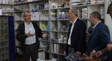 BAŞKAN OKAY’DAN ESNAF ZİYARETİ