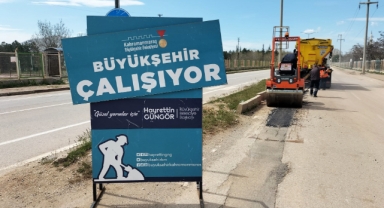 Büyükşehir Kuzey İlçelerde Hasarlı Yolları Onarıyor
