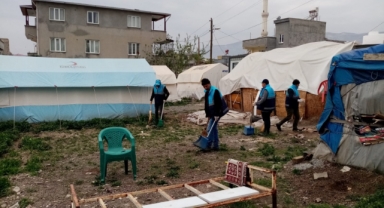DULKADİROĞLU’NDA ÇEVRE TEMİZLİK FAALİYETLERİ