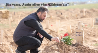 Kızılkaya, Yıldız ve Gürbüz, deprem şehitlerinin yakınlarına da baş sağlığı dilediler