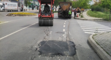 Büyükşehir Yollarda Çalışmalarını Sürdürüyor