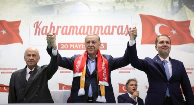 Cumhurbaşkanı Erdoğan’a Kahramanmaraş’ta Sevgi Seli