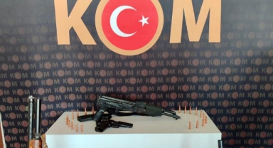 Elbistan’da suikast silahı ele geçirildi