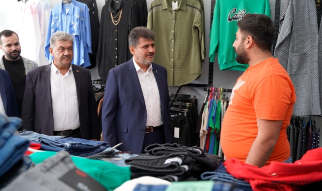 Hem teşekkür ziyareti yaptı, hem destek istedi