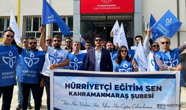 Hürriyetçi Eğitim-Sen’den maaş eylemi