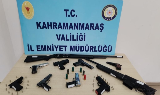 Kahramanmaraş’ta havaya rast gele ateş eden 13 kişi gözaltına alındı