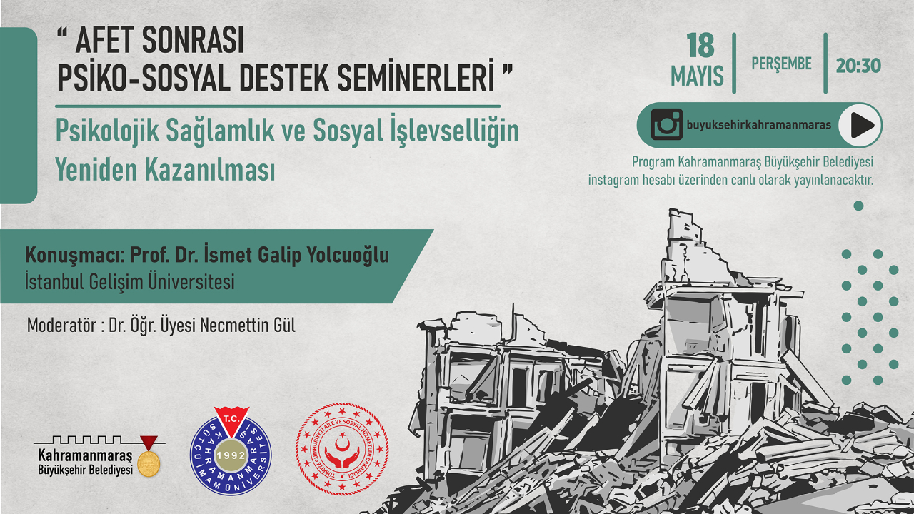 Psiko-Sosyal Destek Seminerleri Sürüyor