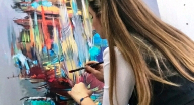 RESSAM LEYLA AFACAN KODAMAN’IN SANKO’DA AÇTIĞI SERGİ DEVAM EDİYOR