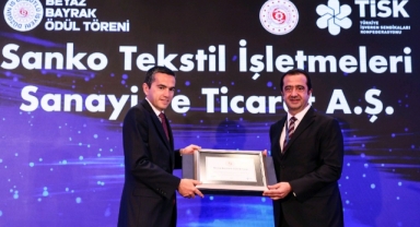 SANKO TEKSTİL “BEYAZ BAYRAK” KAZANAN İLK İŞ YERLERİ ARASINDA