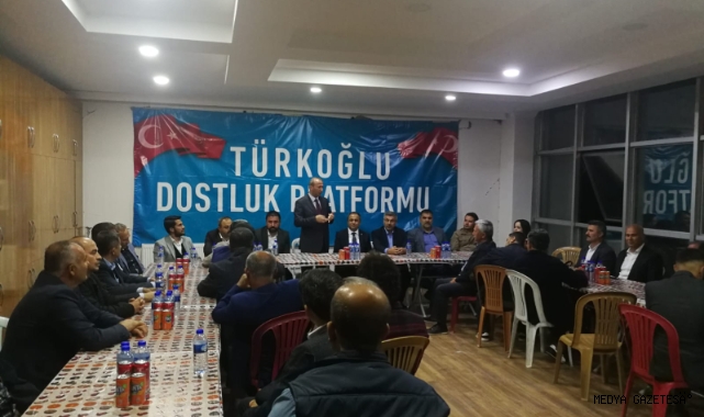TÜRKOĞLU DOSTLUK PLATFORMU TANITIM FAALİYETLERİNE DEVAM EDİYOR