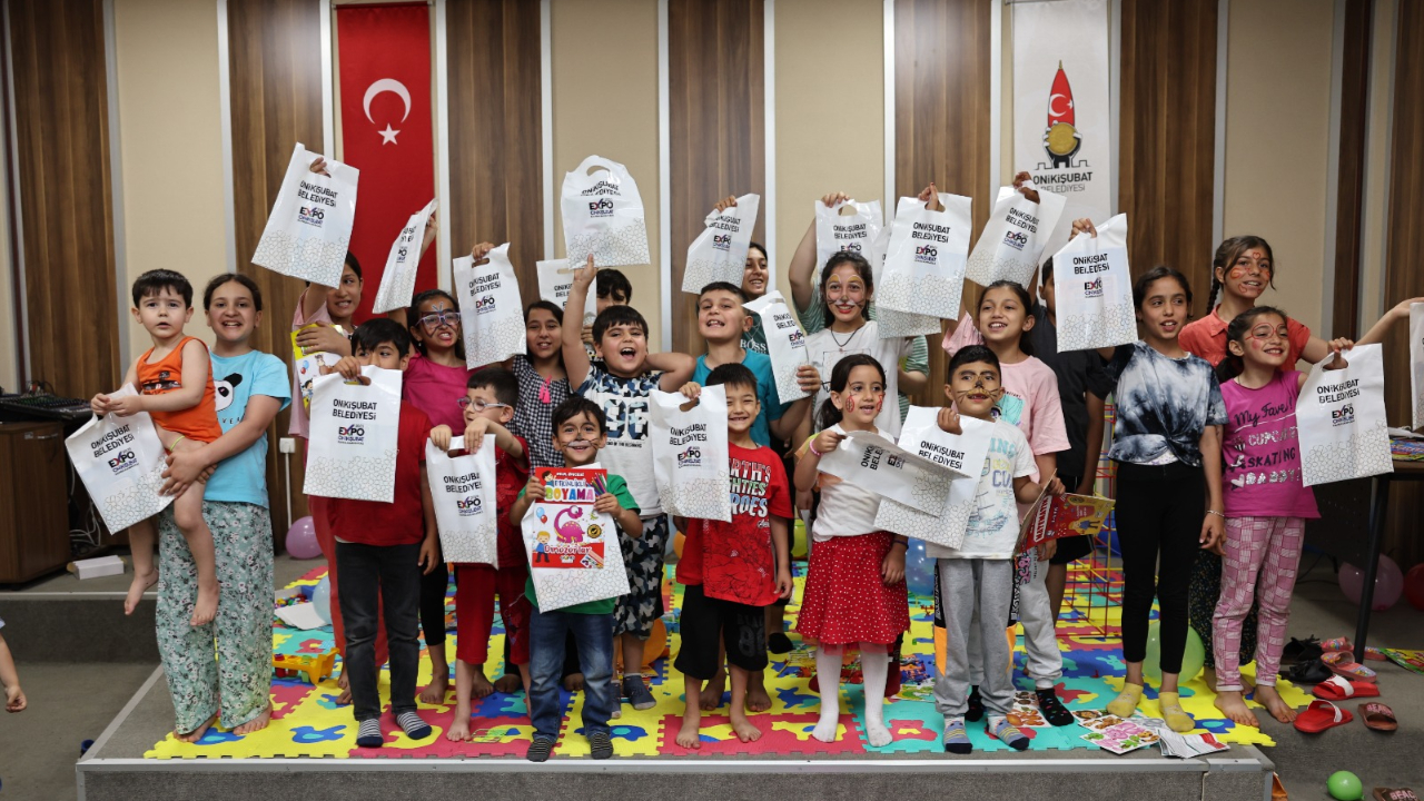 Onikişubat Belediyesi’nden çocuklara moral etkinliği