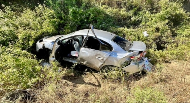 Andırın’da otomobil dere yatağına düştü: 4 yaralı
