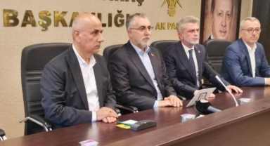 Çalışma ve Sosyal Güvenlik Bakanı Işıkhan, AK Parti İl Başkanlığını ziyaret etti