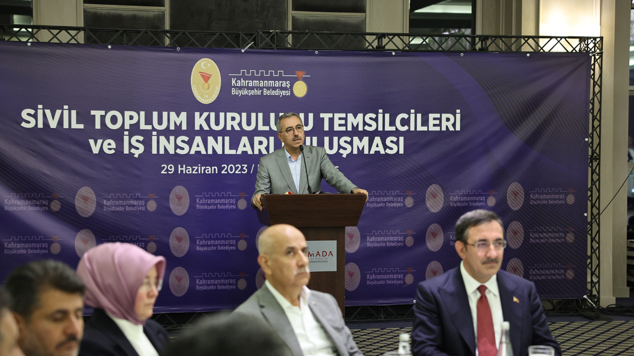 Cumhurbaşkanı Yardımcısı Yılmaz; “Kahramanmaraş, Kalkınmanın Merkez Üssü Olacak”