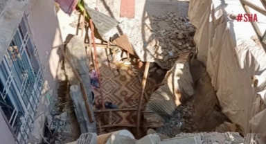 -Kahramanmaraş’ta balkon çöktü:1 ölü 2 yaralı