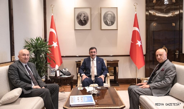 Rektör Yasım’dan Cumhurbaşkanı Yardımcısı Cevdet Yılmaz'a Ziyaret