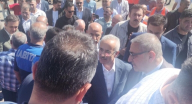 -Bakan Uraloğlu Pazarcık-Malatya çevre yolunda incelemelerde bulundu