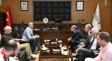Başkan Güngör, Kulüp Başkanı Özbek ile bir araya geldi…