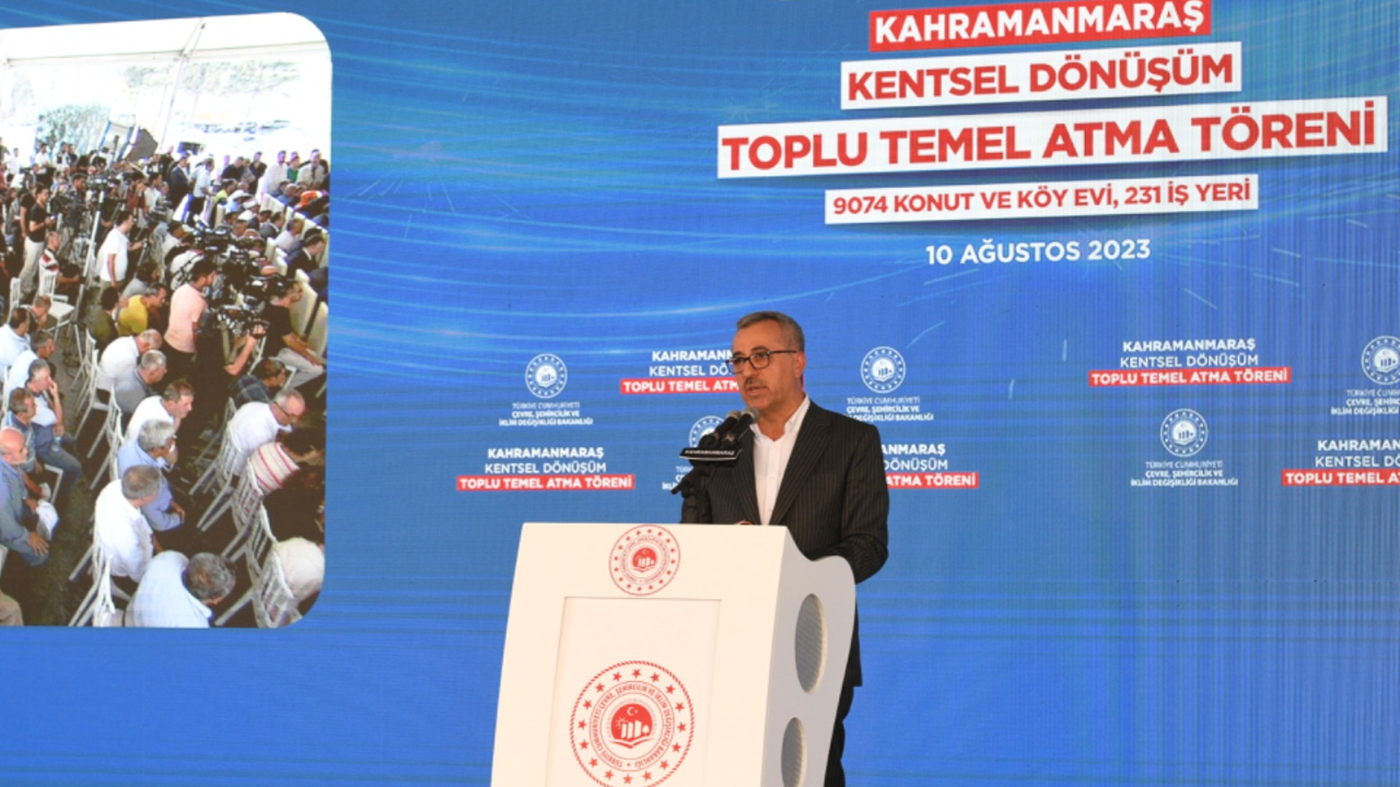 Yeni Kahramanmaraş’ın Temelleri Atıldı