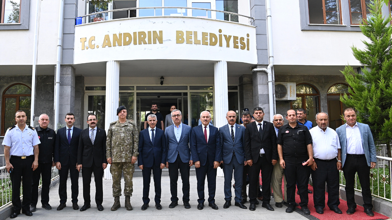 Başkan Güngör ve Vali Ünlüer, Andırın’da Ziyaret ve İncelemelerde Bulundu