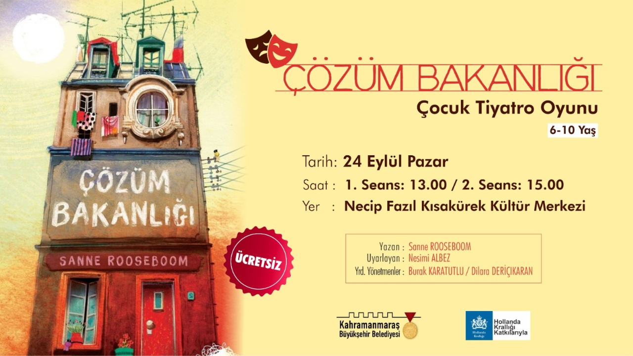 ‘Çözüm Bakanlığı’ Gösterisi NFK’da Minikler İçin Sahne Alacak
