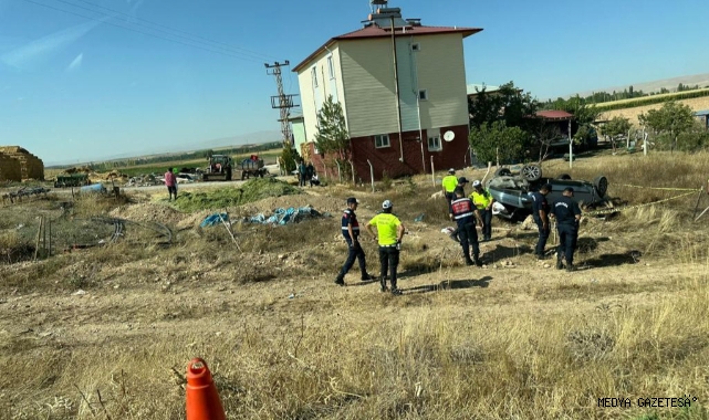 Elbistan’da otomobil takla attı: 1 ölü