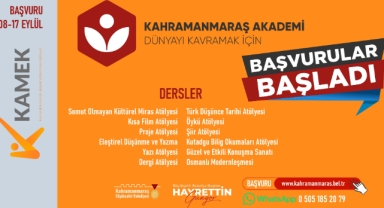 Kahramanmaraş Akademi, Güz Döneminde Kursiyerleriyle Buluşuyor!