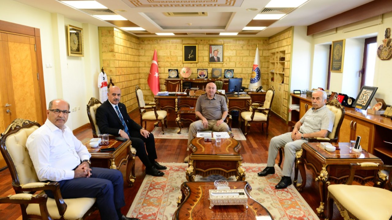 Kahramanmaraş İl Emniyet Müdürü Nurettin Gökduman, Rektör Yasım’ı Ziyaret Etti
