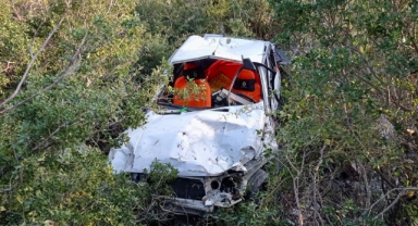 Andırın’da otomobil uçuruma yuvarlandı: 1 ölü 1 yaralı