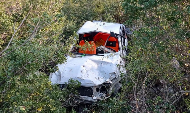 Andırın’da otomobil uçuruma yuvarlandı: 1 ölü 1 yaralı