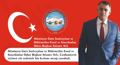 Başkan Atlı’dan Cumhuriyet'in 100. yılı için kutlama mesajı