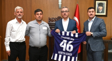 Başkan Güngör, Karaziyaret Spor Yönetimini Ağırladı