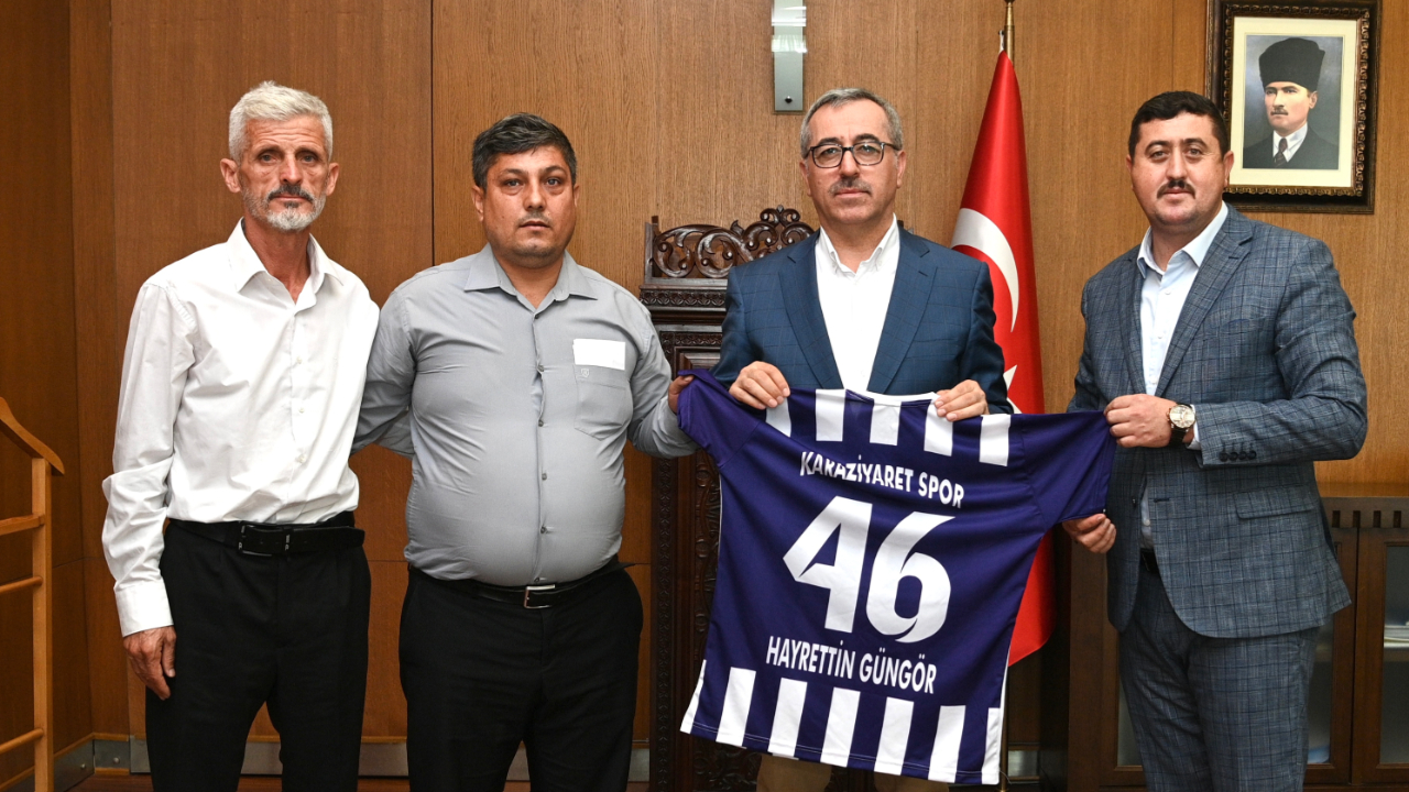Başkan Güngör, Karaziyaret Spor Yönetimini Ağırladı