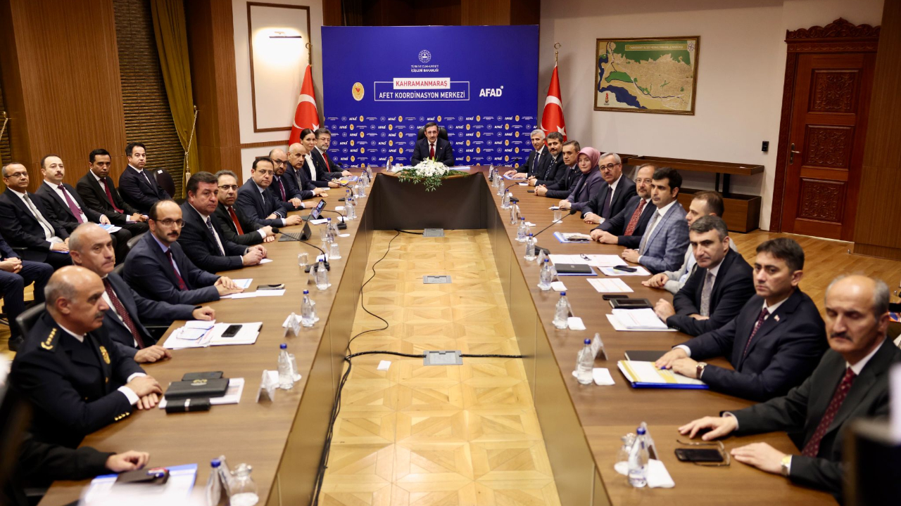 Cumhurbaşkanı Yardımcısı Yılmaz’la Yeni Kahramanmaraş’ın İnşa Süreçleri Değerlendirildi